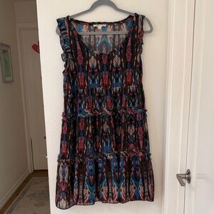 Multicolor lili’s closet Sleeveless Ruffle Dress
